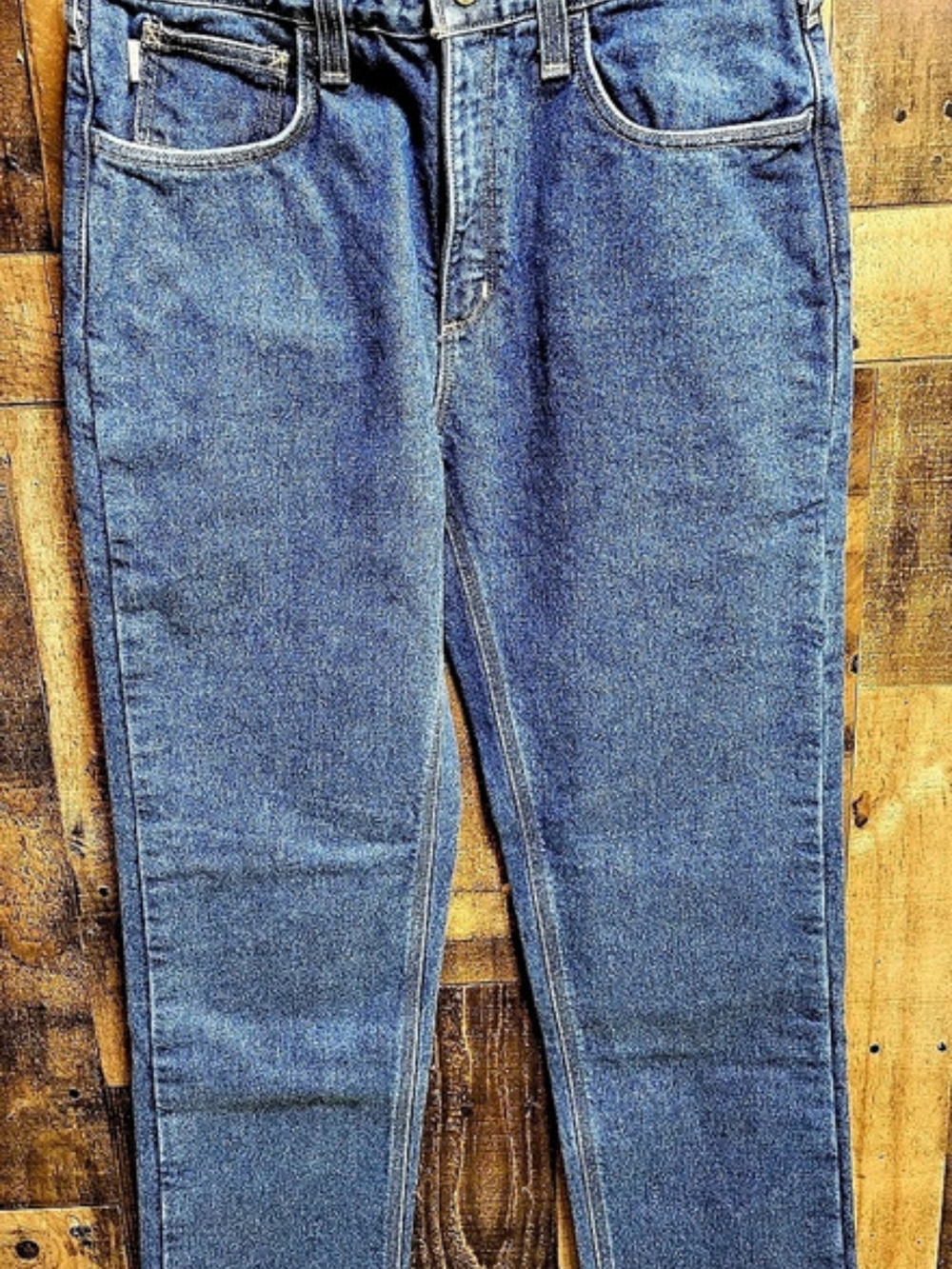 Carhartt Flame-Resistant Lined Utility Denim Jean Blue Waist 33 x 34